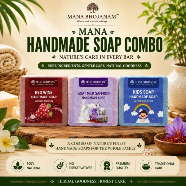 Mana Handmade Soap Combo 3 x 100 Gms