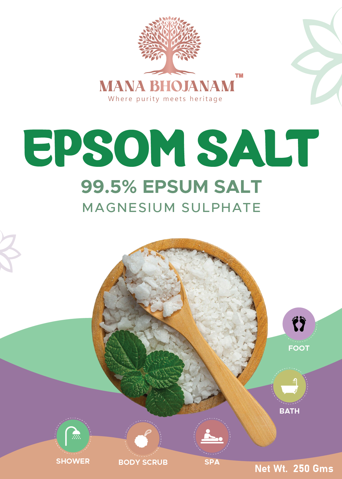 EPSOM BATH SALT 250 GMS - Image 2