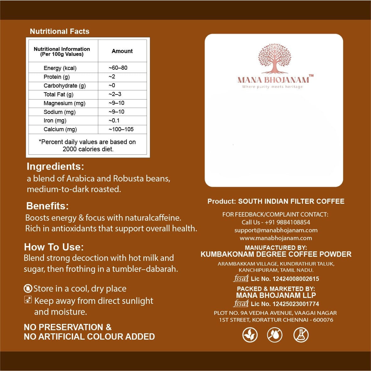 Fresh Filter Coffee Powder 250 Gms - Image 4