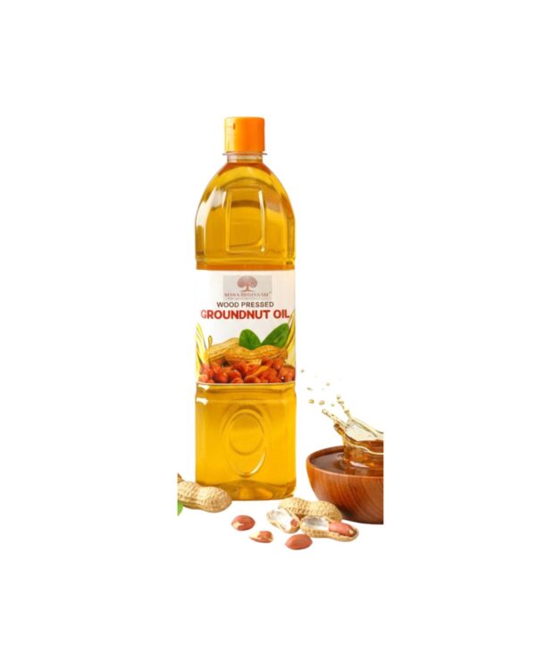 WOOD PRESSED GROUNDNUT OIL 1 LITRE