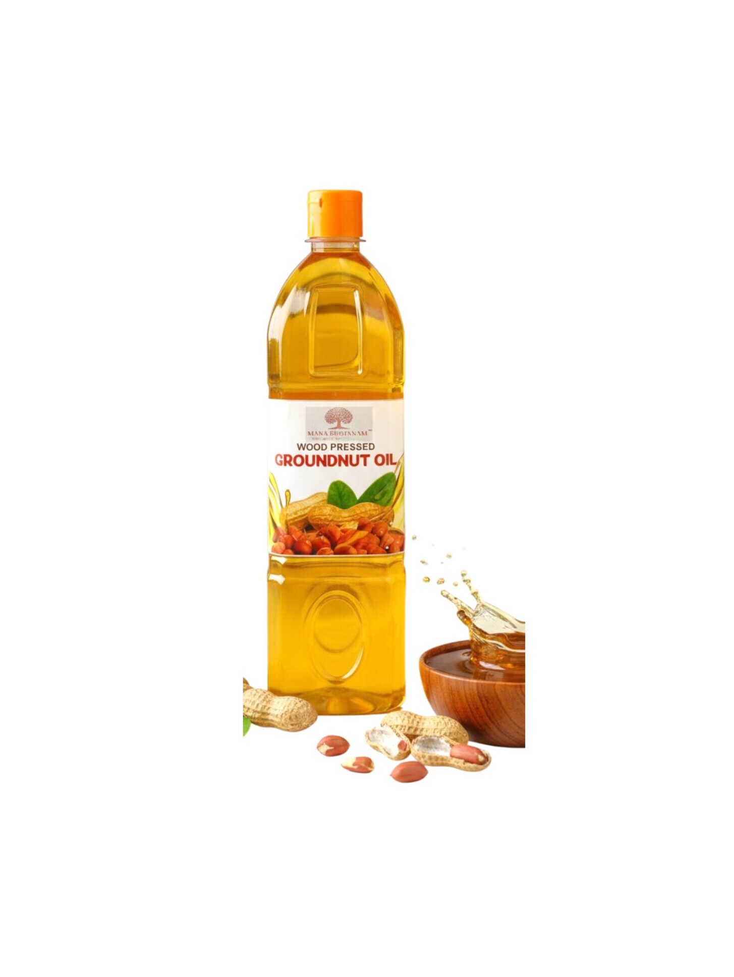 WOOD PRESSED GROUNDNUT OIL 1 LITRE