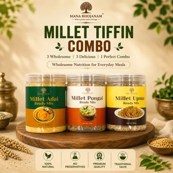 Mana Millet Tiffin Combo 3x300 GMS
