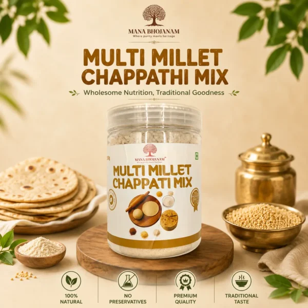 MULTI MILLET CHAPPATHI MIX 250 GMS