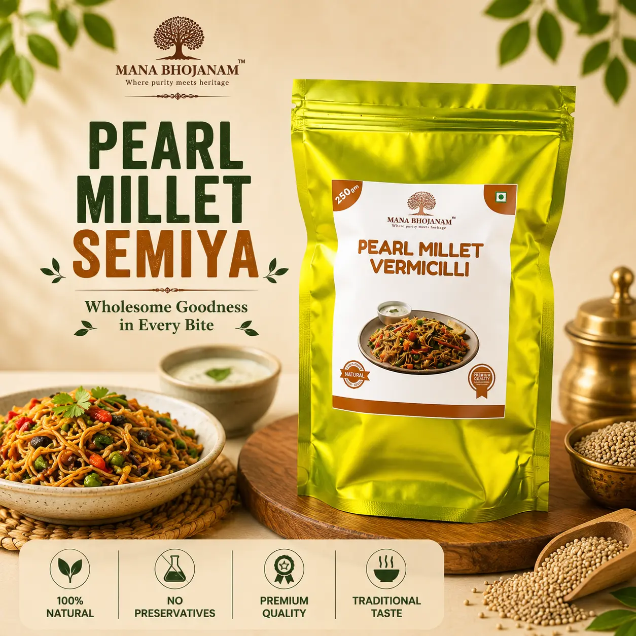 Pearl Millet Semiya 250 GMS