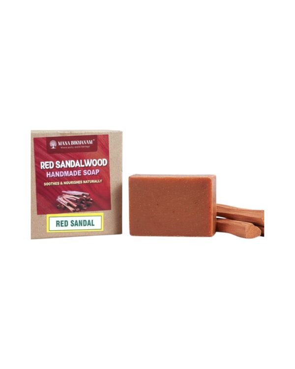 RED SANDAL HANDMADE SOAP 100 GMS