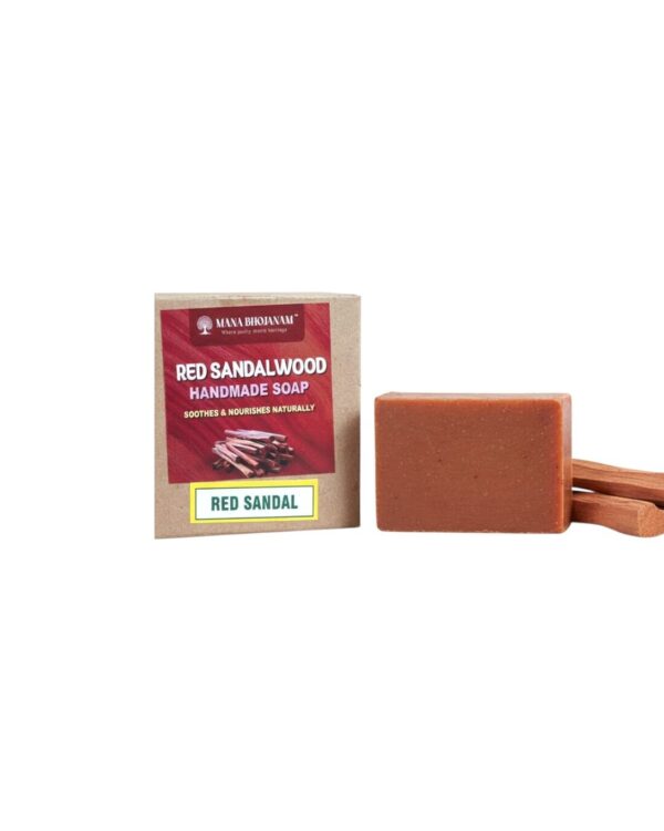 RED SANDAL HANDMADE SOAP 100 GMS