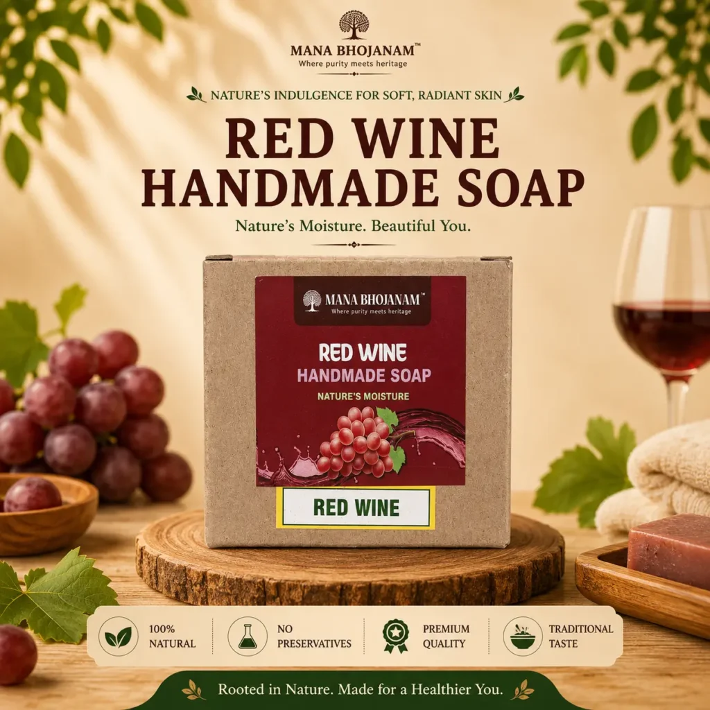 Red Wine Handmade Soap 100 Gms