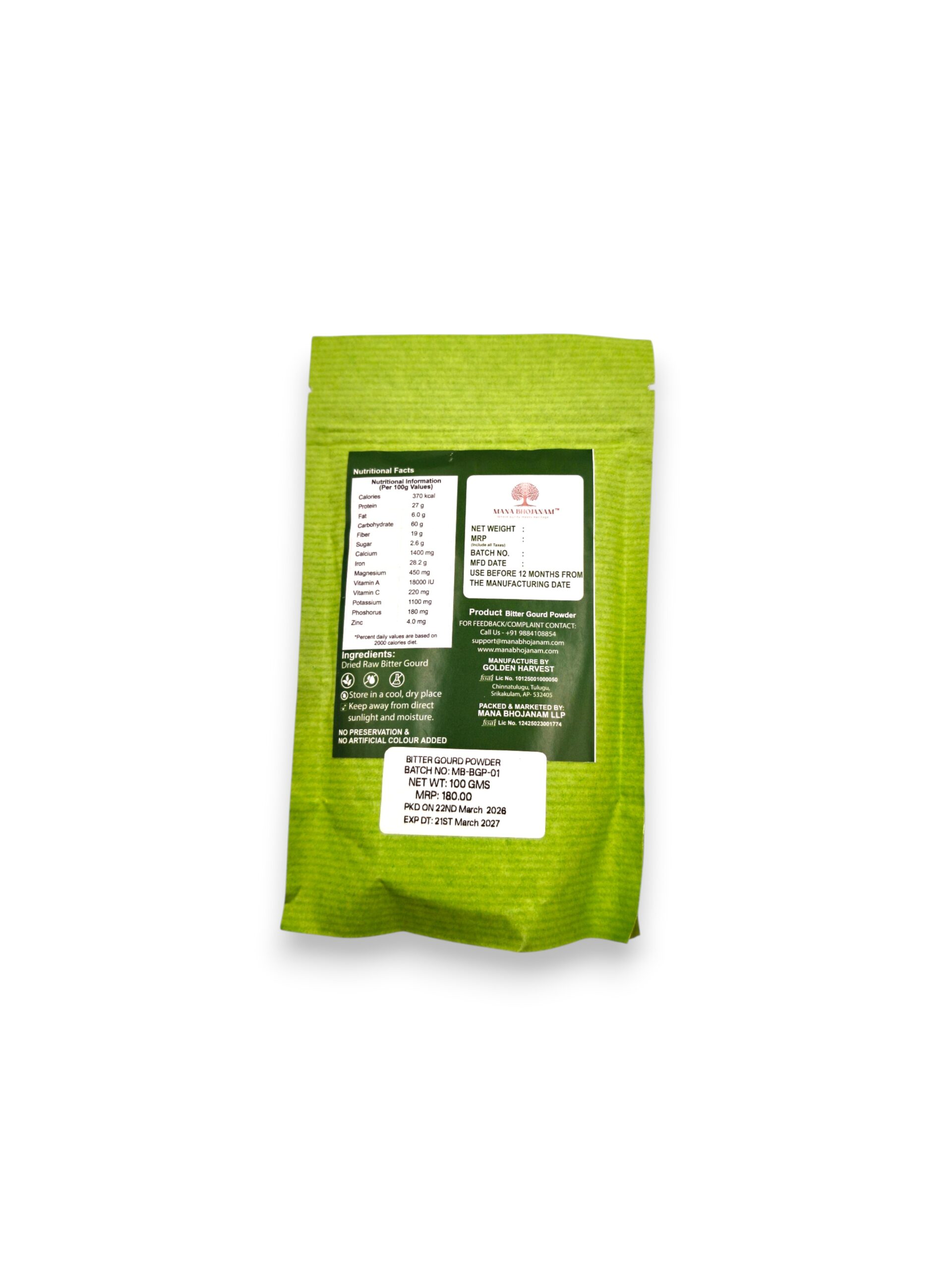 BITTERGUARD POWDER 100 GMS - Image 4