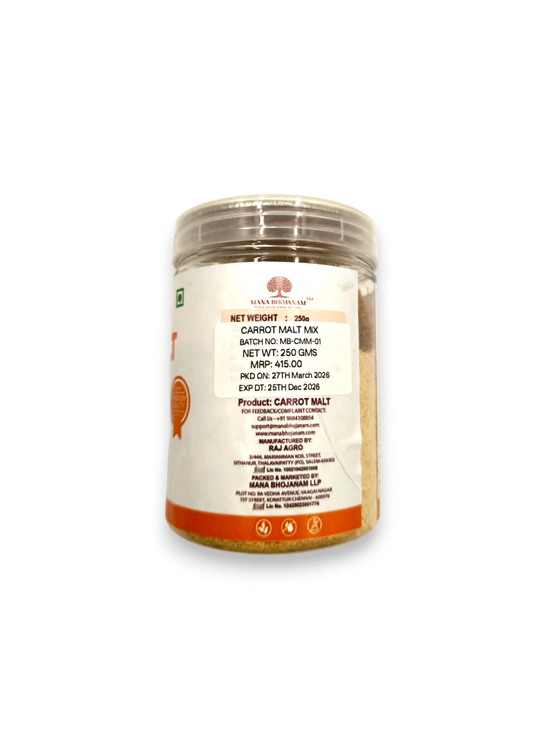 CARROT MALT 250 GMS - Image 3