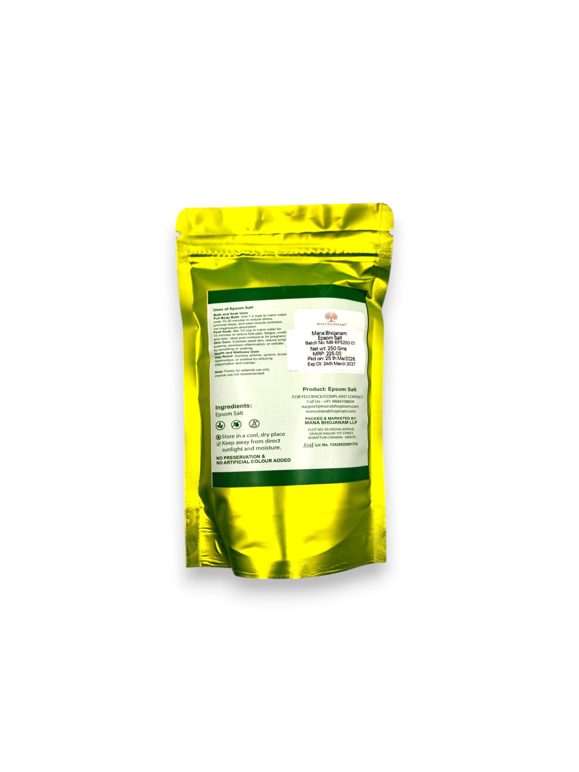 EPSOM BATH SALT 250 GMS - Image 4