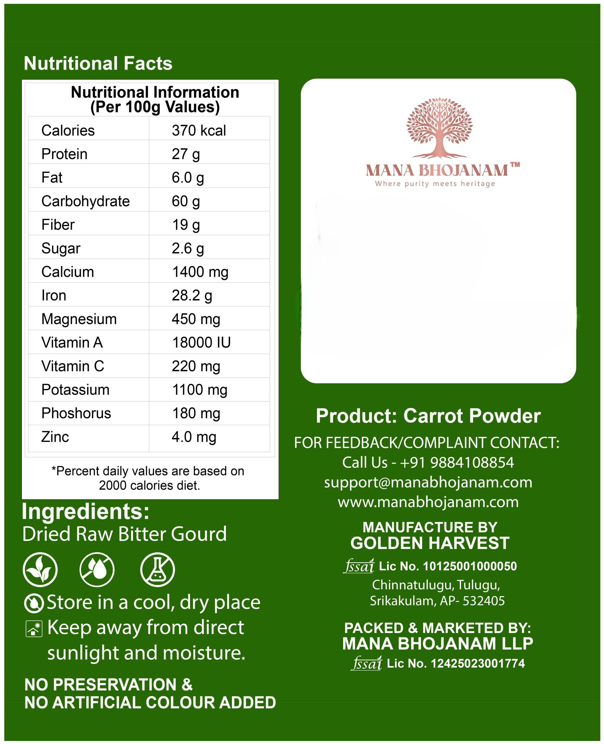 BITTERGUARD POWDER 100 GMS - Image 3