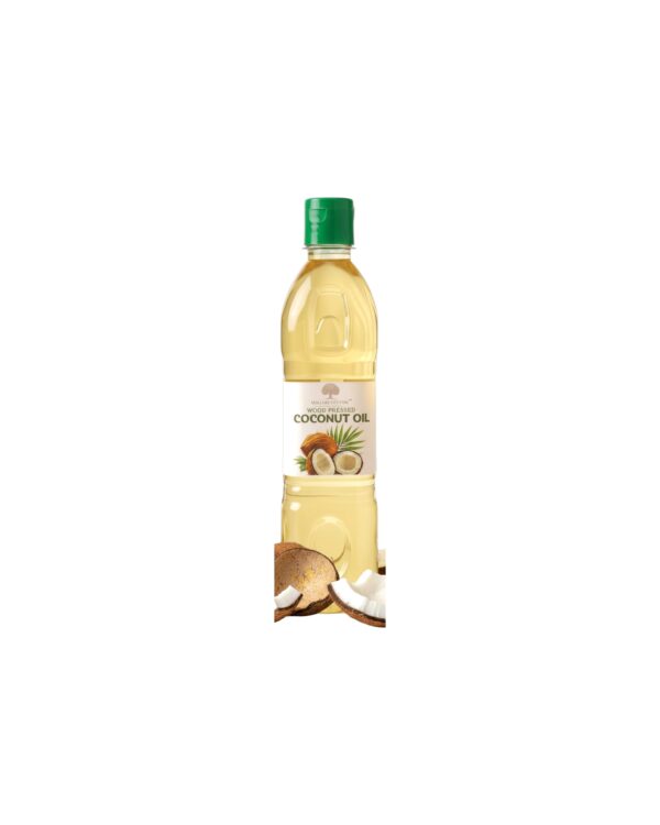WOOD PRESSED COCONUT OIL  500 ML