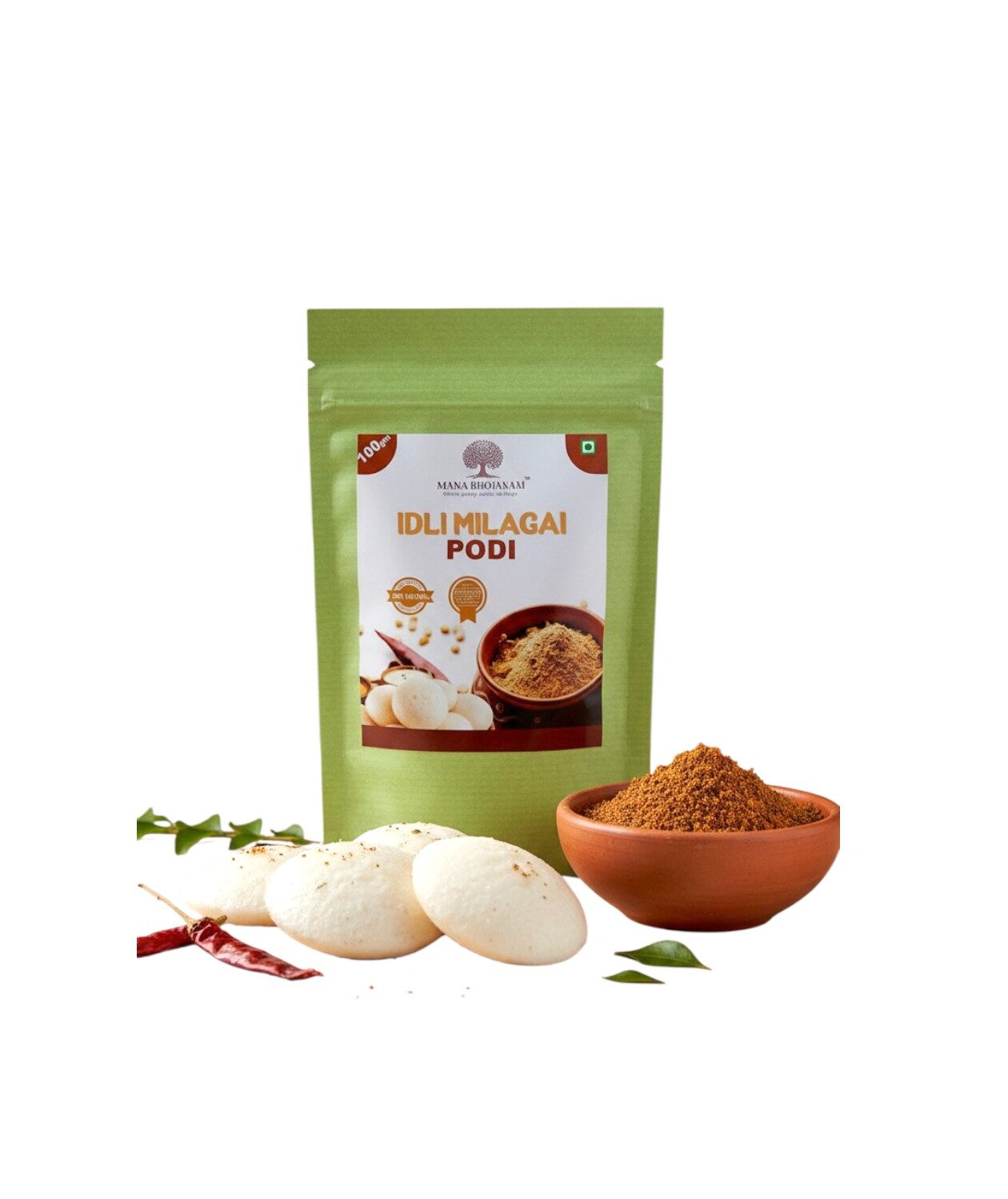 IDLI MILAGAI PODI (ANDHRA STYLE) 100 GMS