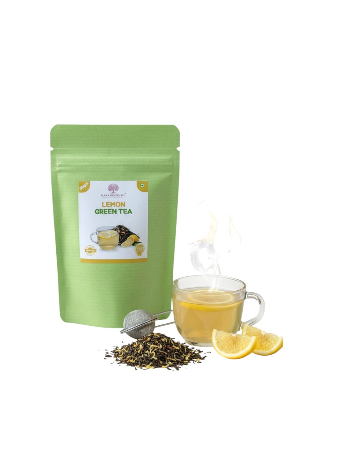 GREEN TEA- LEMON 25 GMS