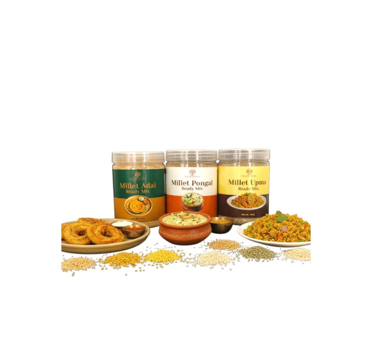 Mana Millet Breakfast Combo 3x300 GMS