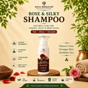 Shampoo Rose (silk & Shine) 100Ml