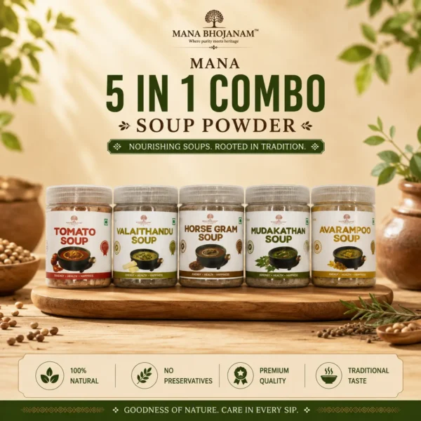 Mana 5 in 1 Soup Combo Powder 5x100 GMS