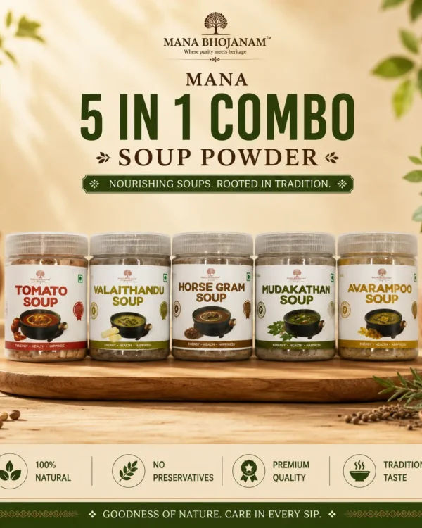 Mana 5 in 1 Soup Combo Powder 5x100 GMS