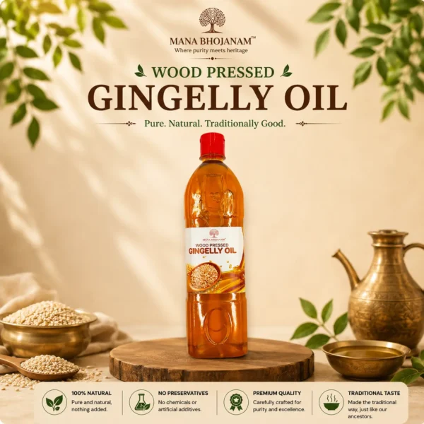 Wood Pressed Gingelly Oil 1 Litre