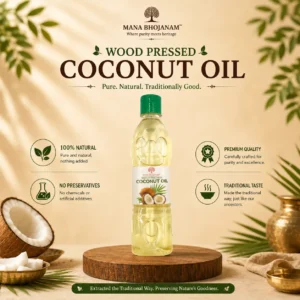 Wood Pressed Coconut Oil  500 Ml