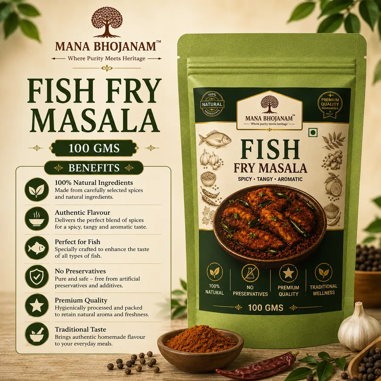 Fish Fry Masala 100 Gms - Image 3