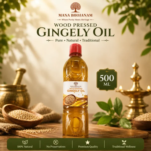 Wood Pressed Gingelly Oil 500 Ml