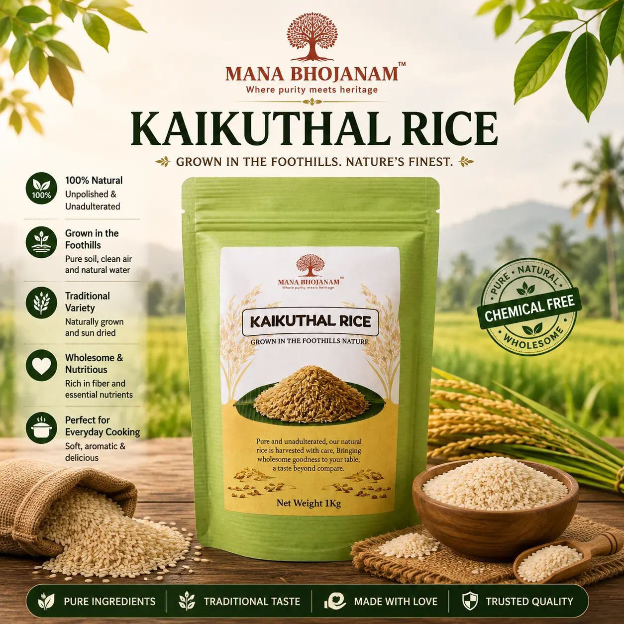 Kaikuthal Rice 1 Kg